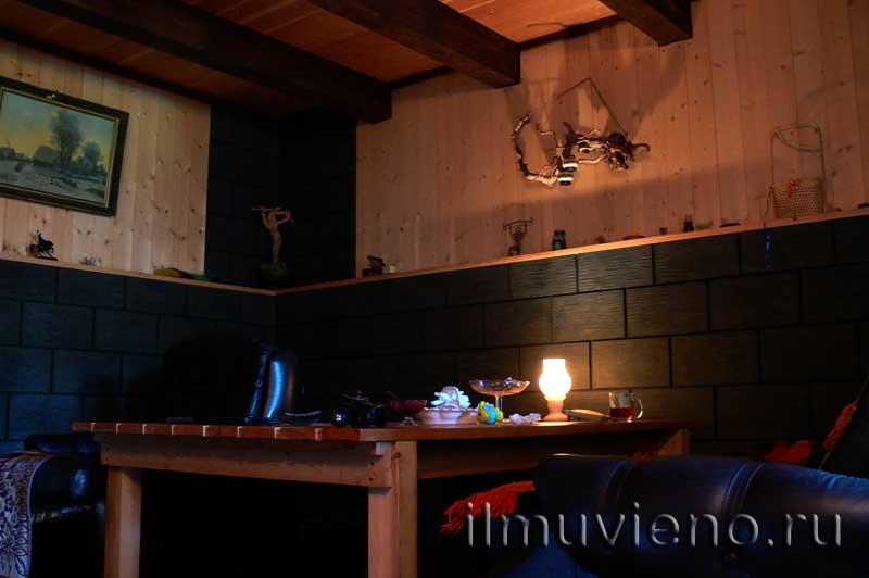 каминный зал, карельский коттедж, ilmuvieno