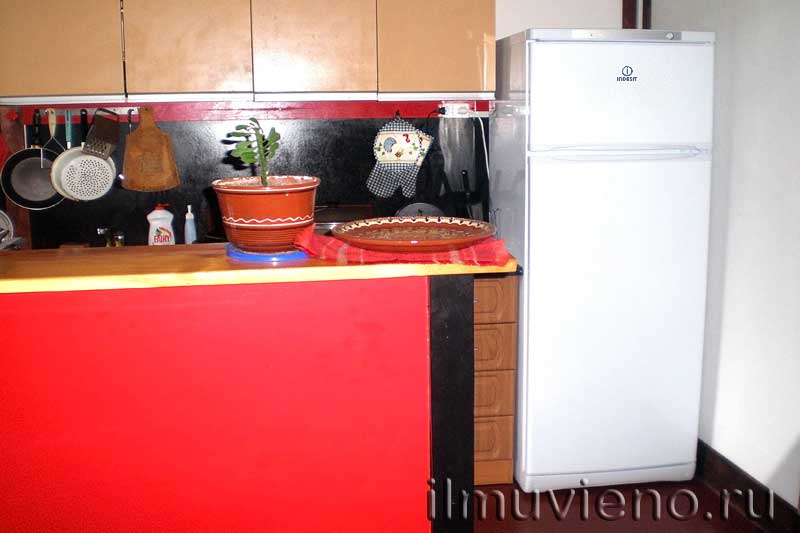 Новый холодильник в коттедже Илму