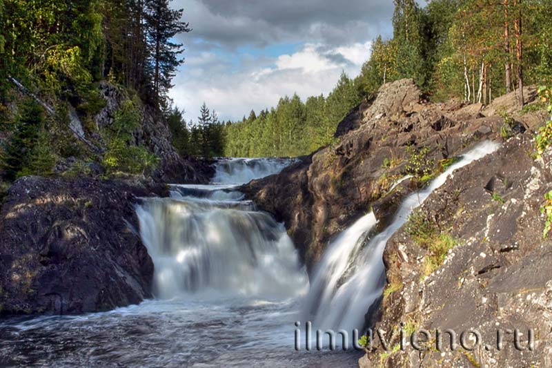 водопад кивач