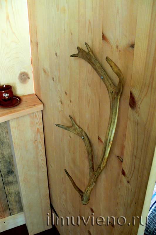 рога ручки двери